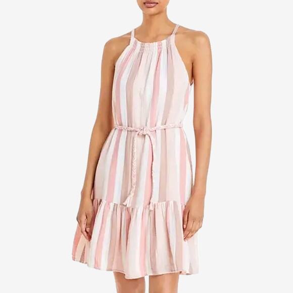 Rails Becca Mini Dress Size XS Chayenne Stripe Cotton Gauze Tiered Flowy - Picture 1 of 2